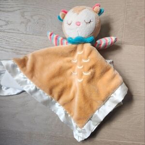 Douglas Baby Plush Owl Security Blanket - Tan and White